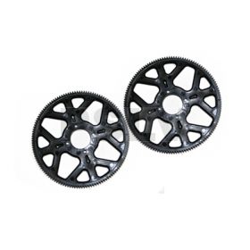 SA00058A -OUTRAGE Main Gear 129T 8 Mod Injection (BLACK) - Velocity 50N1/N2/Fusion 50